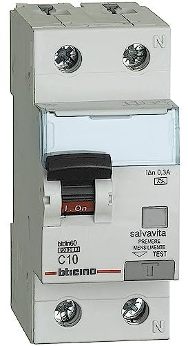 BTICINO GN8814A10 - BTDIN60 - MAGN DIFF A 1P+N 10A 6KA 300MA