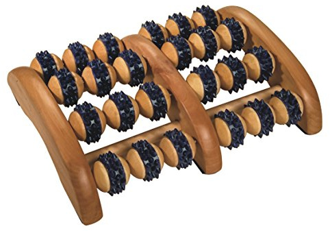 Croll & Denecke Fußroller, aus Holz, 2 x 4 Rollen