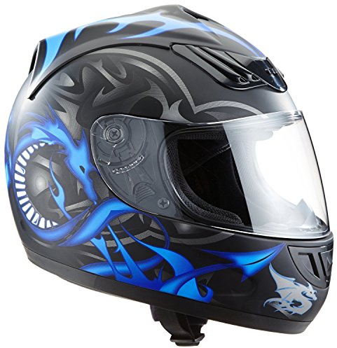 Protectwear motorcykelhjälm, integralhjälm