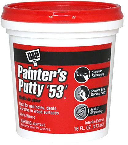 DAP Painter's Putty '53', White, 16 oz (7079812242)