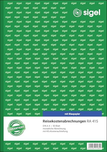 Sigel Formularbuch - Formularios de ventas y facturas (50 hojas A4), blanco