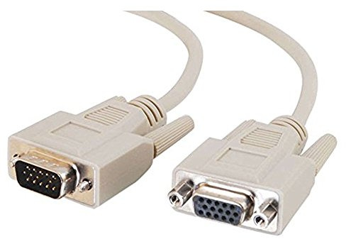 C2G 2M E Series HD15 SVGA Male VGA to Female VGA Computer Monitor Cable
