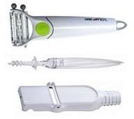 SLV KC58 Pelapatate Elettrico con Lame intercambiabili