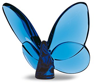 Baccarat Butterflies Lucky Blue 2 1/2 H