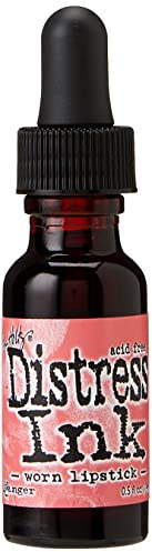 Ranger Tim Holtz Distress Ink Reinker 1/2-Ounce, Worn Lipstick