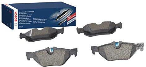 Bosch BP1184 - Brake Pads Car Rear Axle - Bosch Quality - Reduced Noise and Dust - ECE-R90 Certified - Copper-Free - 1 Set of 4 Pads