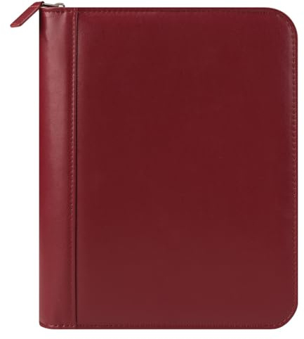 Classic FranklinCovey Basics Leather Binder - Red by Franklin Covey