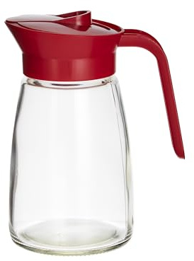 GoodCook Everyday 12 oz. Syrup Dispenser – Easy Pour Spout Waffle & Pancake Syrup Dispenser Container, Glass Syrup Bottle for Maple Syrup, Honey, Barbecue Sauce