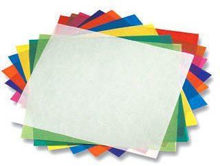 Faltblätter Transparentpapier, 10x10cm, 500 Stück, - CFO825-1010