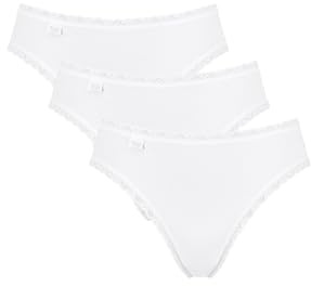 Sloggi Women's sloggi 24/7 Cotton Lace Tai C3P, WHITE