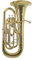 Roy Benson Bb-Euphonium EP-302 (Professionelles Blasinstrument, mit Goldmessing Mundrohr, Neusilber Außenzüge, Edelstahl Ventile, mit komfortablem Formetui)