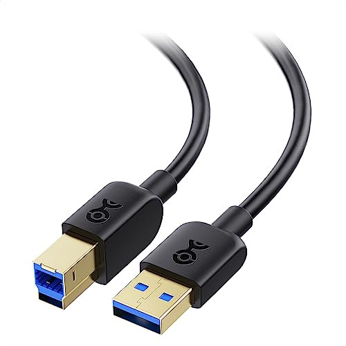 Cable Matters USB 3.0 Cable 1m (USB 3 Cable A to B, Type A to B) for External Hard Drives, Scanners, Hubs and Docking Stations in Black