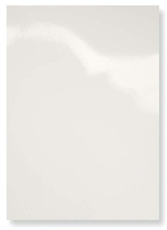 100 Einbanddeckel DIN A5, Glanzkarton weiß