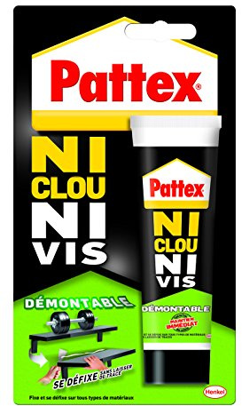 Pattex tub med kontaktlim 100 g demonterbar inga skruvar inga spikar