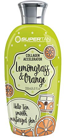 SuperTan Sensations Lemongrass and Orange Collagen Accelerator, 1er Pack (1 x 200 ml)