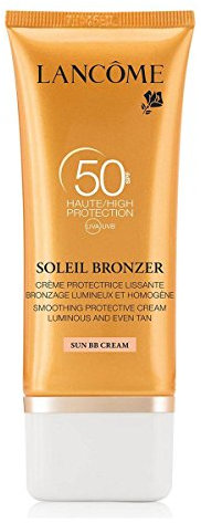 Lancôme Soleil Bronzer SPF 50 BB Cream - Tinted Face Sunscreen for Even Skin Tone & Sun Protection, 50ml