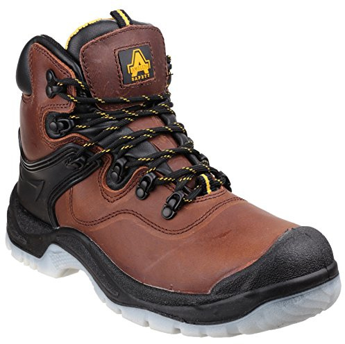 Amblers Safety Unisex FS197 Safety Boot/Waterproof Safety Footwear,Brown, Size UK 5