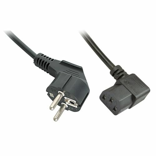Lindy Cavo alimentazione Schuko a IEC C13 ad angolo, 2m