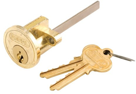 Segal SE 66007 Diecast Key Lock Cylinder, Brass (Single Pack)