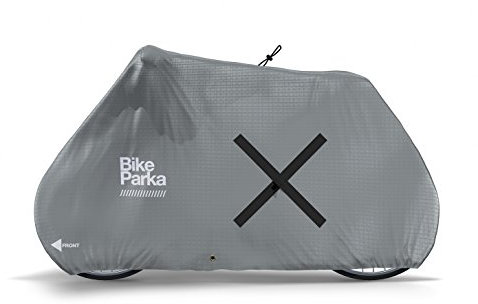 BikeParka URBAN Waterproof Bicycle Cover - PAVEMENT Grey
