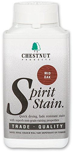 CHESTNUT PRODUCTS SSMO500 Wood Spirit Stain Mid Oak, 500ml