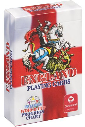 England St Georges Flag Football World Cup Playing Cards