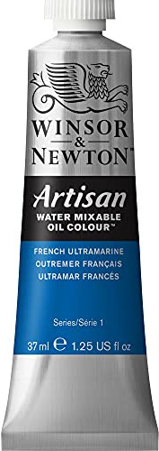 Winsor & Newton 1514263 Artisan wassermischbare Ölfarbe, hohe Pigmentkonzentration, gute Deckkraft & Lichtechtheit - 37ml Tube, Französisch Ultramarin