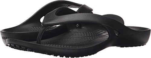 Crocs Mujer Kadee II Flip W Chancla de dedo, Black, 34/35 EU
