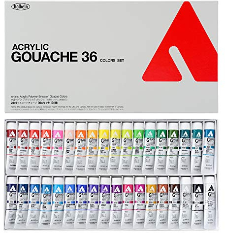 Holbein acrilato la gouache set 36 set colori (japan import)