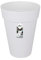 elho Loft Urban Rund Hoch 35 - Blumentopf für Außen - Ø 33.5 x H 45.3 cm - Weiß/Weiss