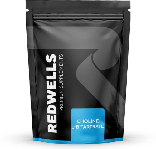 Choline Bitartrate Powder REDWELLS Cognitive Enhancer GMO Free Vegan - 250g Pack