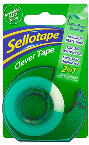 Sellotape 1766004 tejphållare, 18 mm x 25 m