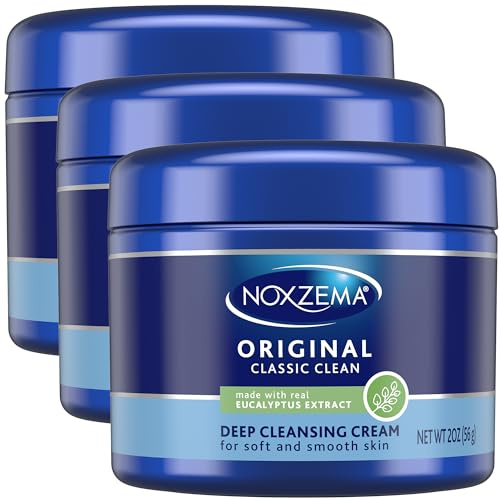Noxema Original Jar, With Eucalyptus Extract, for Cleansing, 2 oz. (Pack of 3)