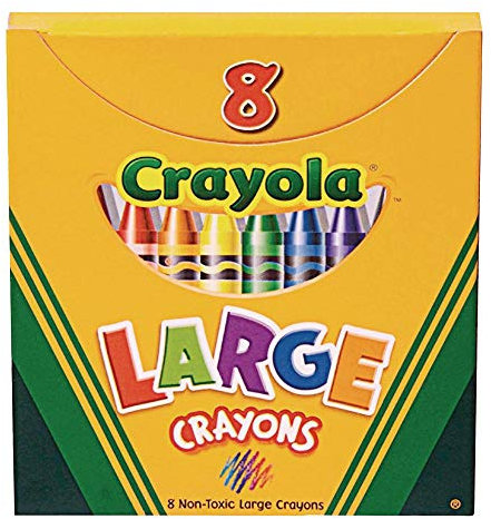 CRAYOLA LLC FORMERLY BINNEY & SMITH BIN80 CRAYOLA LARGE SIZE TUCK BOX 8-PK.