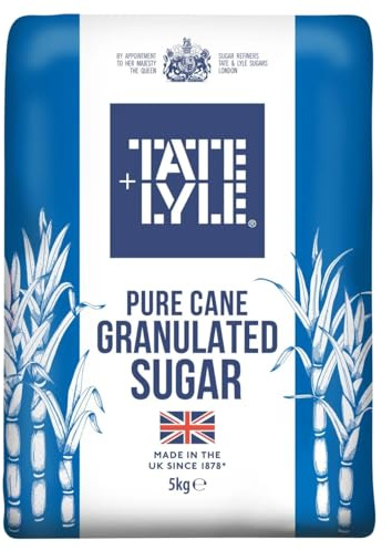 Tate & Lyle Granulated White Sugar, for Everyday Sweetening - 5kg