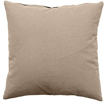 Enjoy Home, Coussin Carré 40 x 40 cm, 400 g, Naturel,100% Coton certifié Oeko Tex, Lavable en Machine, Déhoussable avec Zip, Idéal pour Apporter de la Couleur à Vos canapés, Collection Panama