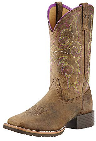 ARIAT Hybrid Rancher Western Boots - Women’s Square-Toe Leather Work Boot