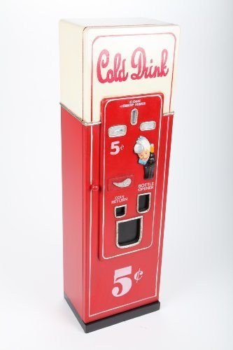 point home Design-Schrank Cold Drinks, Retro, rot, 88cm