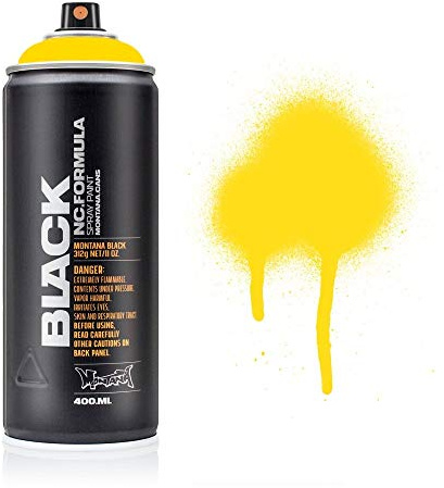 Montana BLACK Sprühdose 400ml power yellow