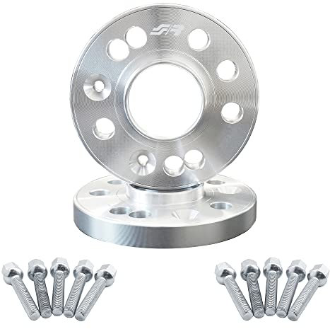 Simoni Racing DR044/B15 Distanziali Ruote 16 mm per Cerchi Originali, con bulloni in Acciaio, Per Audi, Seat, Skoda, Volkswagen