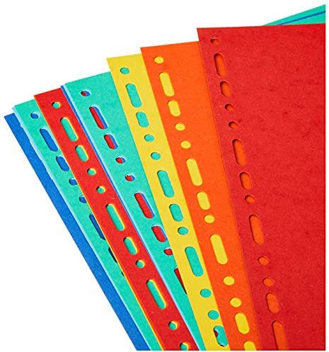 Exacompta 2112E Separadores cartulina 220g 12 posiciones - A4 maxi