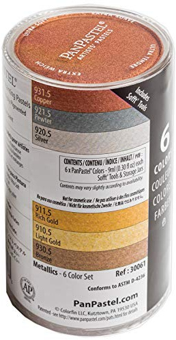 PanPastel Set of 6 Metallic Pastel Paints