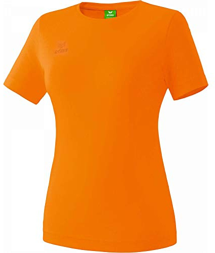 Erima Casual Basics T-Shirt Femme, Orange, FR : XS (Taille Fabricant : 34)
