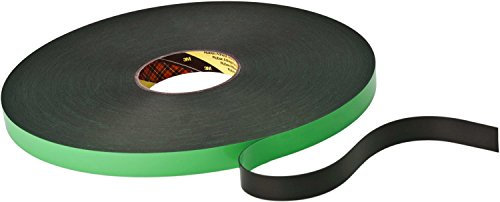 3M 9508B19 Scotch Doppelseitiges Schaum-Klebeband 9508B, schwarz