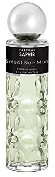 PARFUMS SAPHIR Select Blue Man, Eau de Parfum con Vaporizzatore Per Uomo, 200 Ml