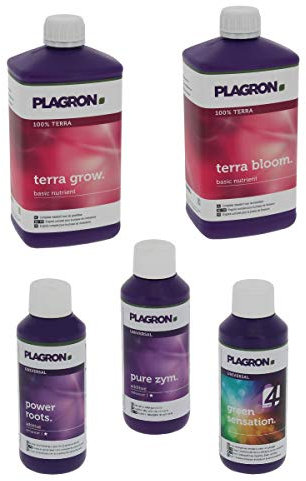 Plagron - Pack engrais 100% Terra Litre - Indoor & Outdoor