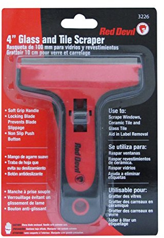 Red Devil 3226 Premium 4 inch Glass & Tile Scraper
