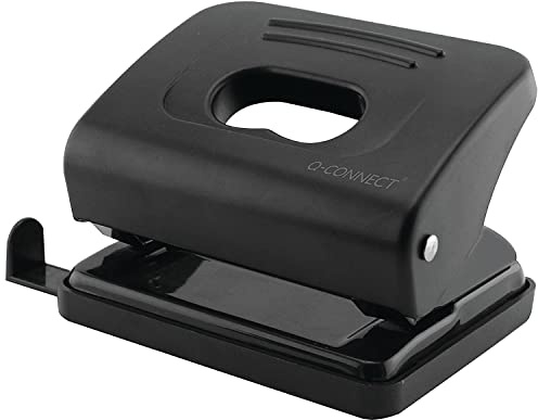 Q-Connect Medium Duty Hole Punch 20 Sheet Black 87