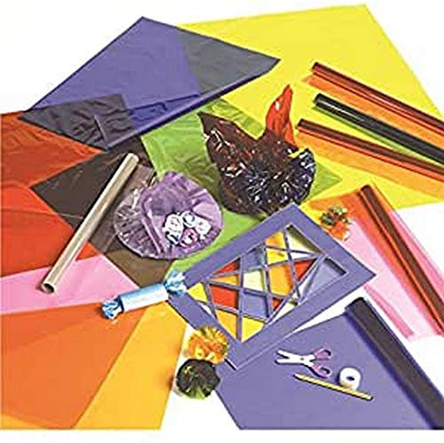 SADIPAL SAD 12502 Rolle 25 Blätter Cellophan-Papier, blau