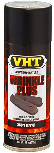 VHT GSP201 Schrumpflack Schwarz Wrinkle Plus hitzebeständig bis 177°C (EUR 37,25/L)
